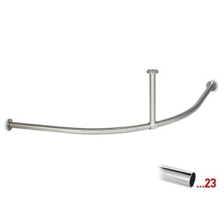 Chroom design kapstok Ø 25,4 mm, model 740