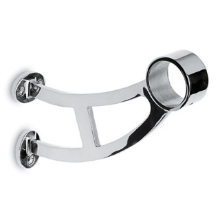 Chroom design voetsteun model 102 buis Ø 38,1 mm (1,5")