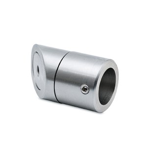RVS design muur flens 45°, Ø 19 mm