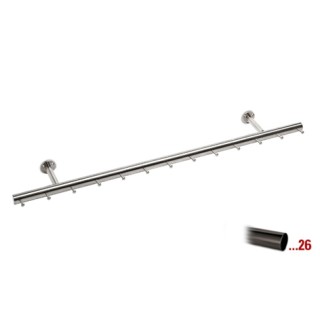 Antraciet design kapstok 1250 mm Ø 38,1 mm, model 710