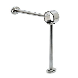 RVS design voetsteun model 104 buis Ø 38,1 mm