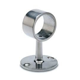 RVS design opschuifsteun model 602-604 buis Ø 19,0 mm