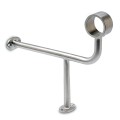 RVS design voetsteun model 107 buis Ø 50,8 mm