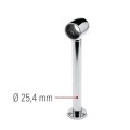 Chroom design voetsteun model 2110 Ø 38,1 mm (1,5")