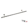Chroom design kapstok 1250 mm Ø 38,1 mm, model 710