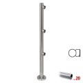 RVS design Eindstaander Ø 50,8 mm (2“) ​voor Geleidingssysteem 833